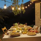 Serie de 7.3 m con 12 luces incandescentes para exterior 6