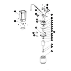 Bomba sumergible cubierta aluminio,agua limpia,1/2HP, TRUPER 6