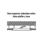 Luminario LED plafón 8W 6500K, ajustable, cuadrado, VOLTECK 4