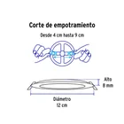 Luminario LED plafón 8W 6500K, ajustable, redondo, VOLTECK 3