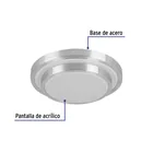 Luminario LED plafón decorativo 18W 6500K, metálico, BASIC 2
