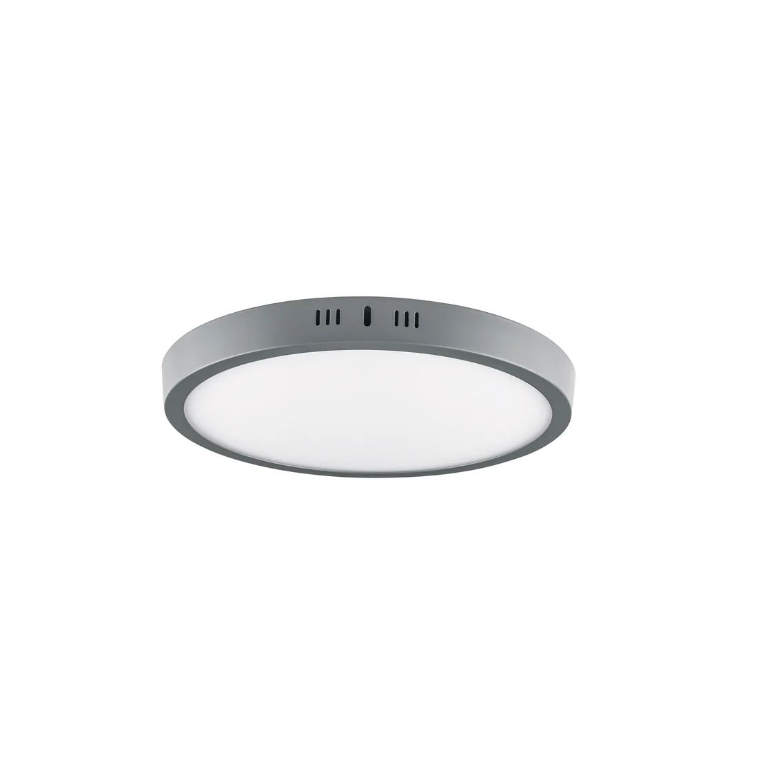 Luminario LED plafón 24W 6500K, redondo, gris, VOLTECK