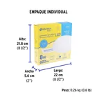 Luminario LED plafón decorativo 8W 6500K, liso, BASIC 6