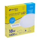 Luminario LED plafón decorativo 18W 6500K, liso, BASIC 5