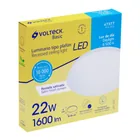 Luminario LED plafón decorativo 22W 6500K, liso, BASIC 5