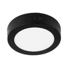 Luminario LED plafón 6W 6500K, redondo, negro, VOLTECK 1
