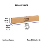 Luminario lineal LED 7W, 6500K, ultradelgado, para gabinete 6