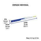 Luminario lineal LED 12W, 6500K, ultradelgado, para gabinete 5