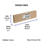 Luminario LED de pared para baño 10W 4000K, lineal, VOLTECK 8
