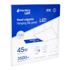 Panel LED 45W 6500K, 60x60 cm, empotrable/colgante, VOLTECK 5