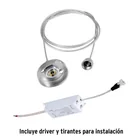 Panel LED 45W 6500K, 30x120 cm, empotrable/colgante, VOLTECK 2