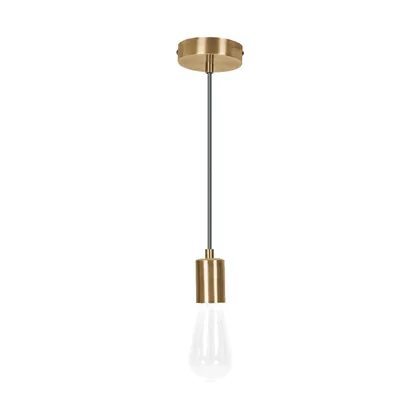 Socket colgante metálico, hierro antiguo, VOLTECK