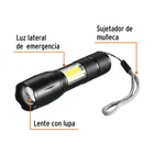 Linterna de 1 LED 270 lm con luz de emergencia, recargable 2