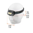 Linterna de minero LED 460 lm con sensor, recargable, TRUPER 3