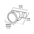Linterna de minero LED, 70 lm, recargable, PRETUL 3