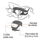 Juego de linterna trasera y delantera para bicicleta, PRETUL 2