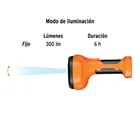 Linterna plástica de LED 300 lm, recargable, TRUPER 8