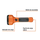 Linterna plástica de LED 350 lm, recargable, TRUPER 2