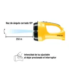 Linterna reflectora LED 260 lm, recargable, PRETUL 7