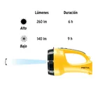 Linterna reflectora LED 260 lm, recargable, PRETUL 8