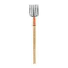 Bieldo para paja, 5 dientes, mango largo 48', TRUPER 4