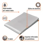 Lona de polietileno reforzada 5 x 6 m, gris, 180g/m2, TRUPER 2