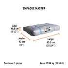 Lona de polietileno reforzada 5 x 6 m, gris, 180g/m2, TRUPER 6