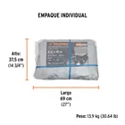 Lona de polietileno reforzada 6x12 m, gris, 180g/m2, TRUPER 5