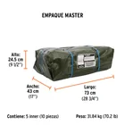 Lona uso rudo 3 x 4 m, verde olivo, 240 g/m2, TRUPER EXPERT 8