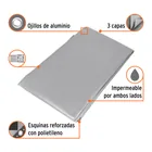 Lona de polietileno reforzada 4 x 4 m, gris, 180g/m2, TRUPER 2