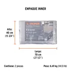 Lona de polietileno reforzada 4 x 4 m, gris, 180g/m2, TRUPER 5