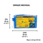 Lona de polietileno 6 x 6 m, azul, 110 g/m2, PRETUL 4