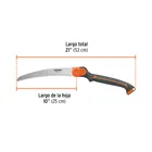 Serrucho plegable 10' hoja curva 5 DPP mango plástico,TRUPER 3