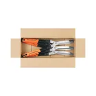 Tijera poda 60 cm filo dentado mango ovalado acero c/grip 2
