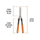 Tijera para poda 56 cm, ligera, mangos tubulares, TRUPER 3