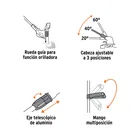 Desbrozadora eléctrica 550 W mango 'D', 13' corte, TRUPER 5