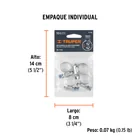 Bolsa con 4 abrazaderas sin fin # 4, 3/8 - 5/8', TRUPER 7