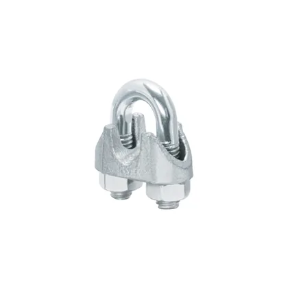 Bolsa c/25 nudos (perros) de hierro p/cable de 5/16', FIERO