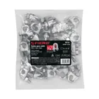 Bolsa c/25 nudos (perros) de hierro p/cable de 5/16', FIERO 6