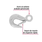 Gancho de acero forjado 5/8'ojo y seguro, carga 1000kg FIERO 2