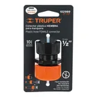 Conector 1/2' hembra de ABS con tuerca de ajuste manual 5