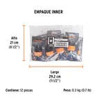 Conector 1/2' macho de ABS con tuerca de ajuste manual 6