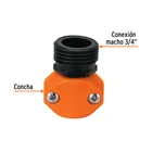 Conector 1/2' macho de ABS para manguera, TRUPER 2