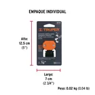Conector 1/2' macho de ABS para manguera, TRUPER 4