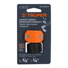 Conector 5/8'-3/4' hembra de ABS para manguera, TRUPER 3