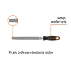 Lima media caña bastarda 8' con mango Comfort Grip, TRUPER 2