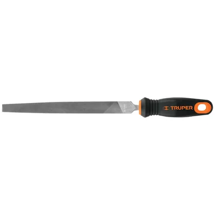Lima plana muza 8' con mango Comfort Grip, TRUPER