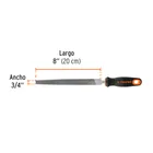 Lima plana muza 8' con mango Comfort Grip, TRUPER 3