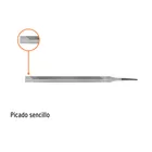 Lima triangular 7' para machete, 36 dpp, TRUPER 2