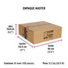 Bolsa con 10 guardacabos para cable de acero de 1/8', FIERO 8